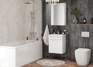 Шкаф-зеркало Onika Венеция 204201 42см белый